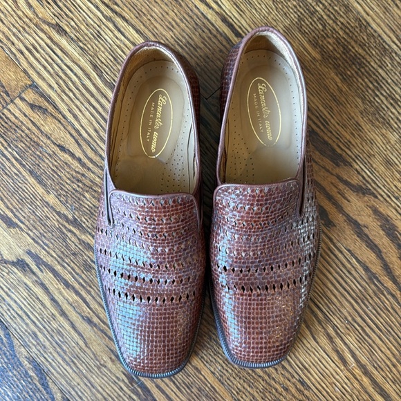 Lancaster Uomo Men’s 43/9.5 Slip On Loafer Shoe Made in Italy - Picture 2 of 6